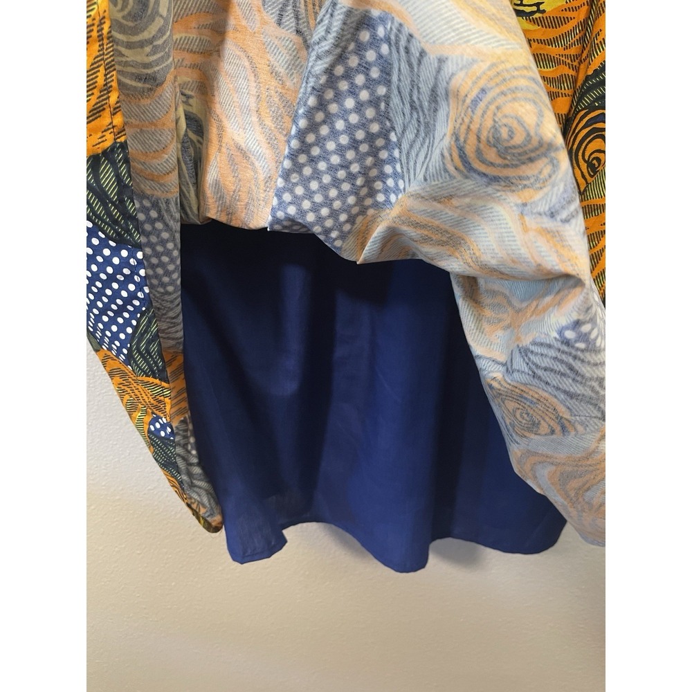 Anthropologie Mille Collines Moonrise Cotton Dress Abstract Maximalist Sz 6 EUC - Picture 10 of 12